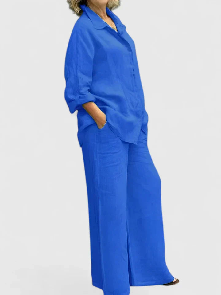 Relaxed Fit Cozy Ensemble – Flattering Silhouette & All-Day Comfort