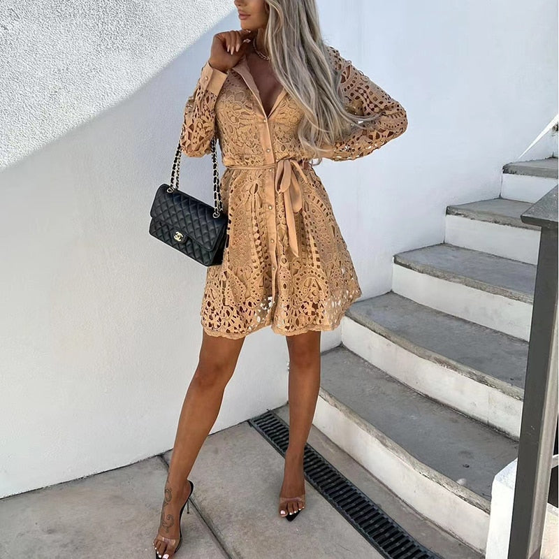 Chic Lace Summer Dress for Women | Mia