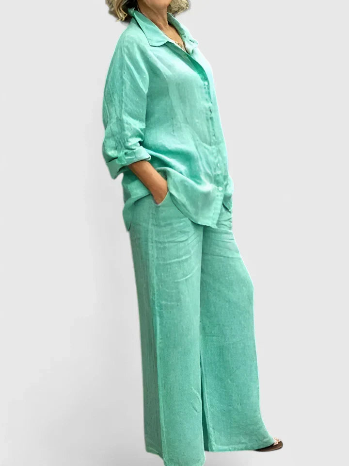 Relaxed Fit Cozy Ensemble – Flattering Silhouette & All-Day Comfort
