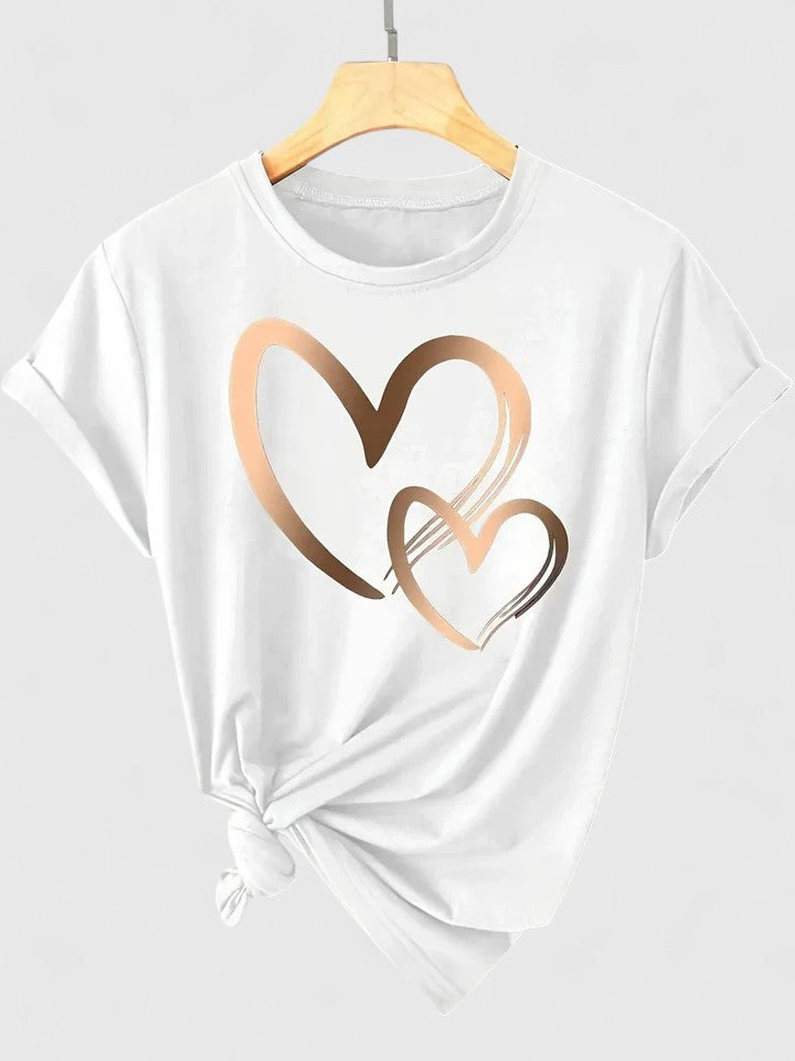Denim Short Sleeve Comfortable Short Sleeve T-Shirt – Flattering Silhouette & All-Day Comfort