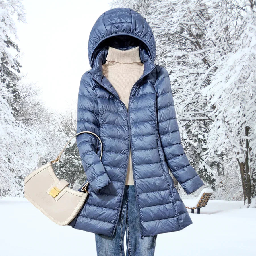 Sky Women's Jacket – Ultra-Light Waterproof Jacket with Removable Hood & 3-in-1 Protection