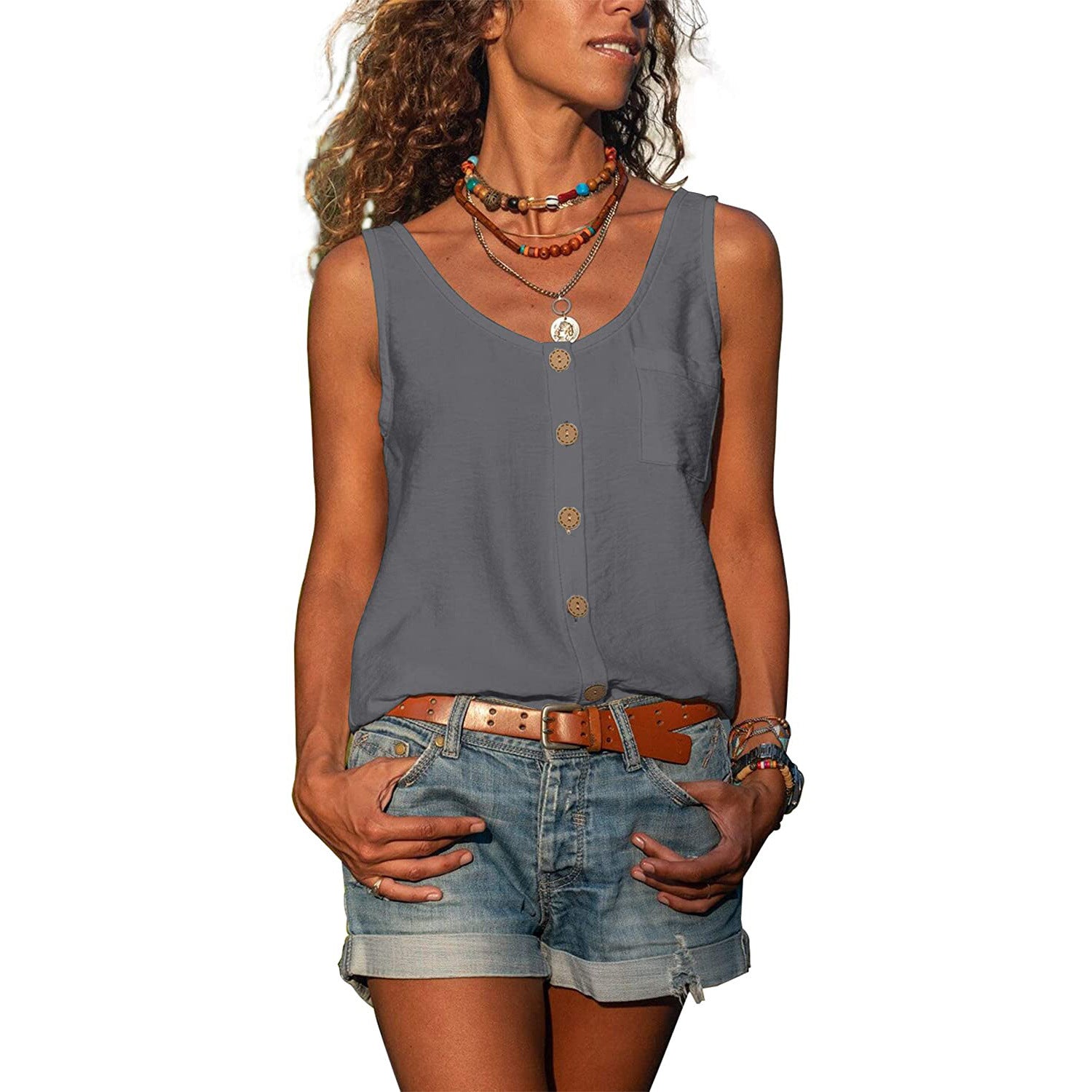 Casual Relaxed Fit Top for Women