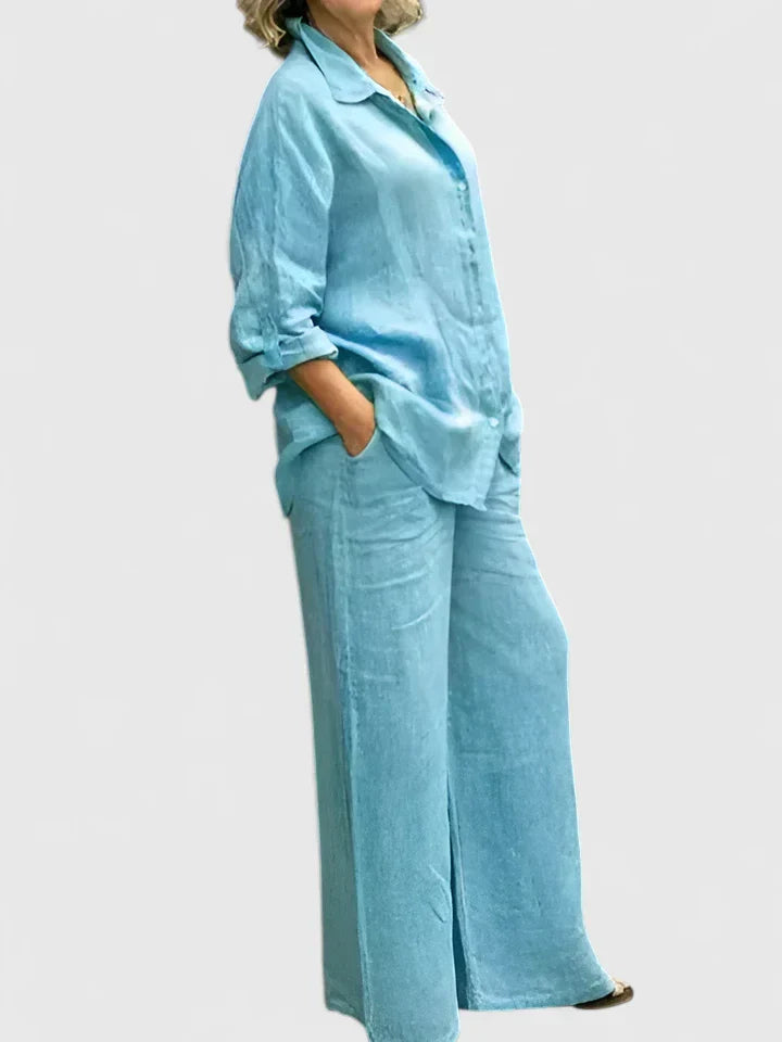 Relaxed Fit Cozy Ensemble – Flattering Silhouette & All-Day Comfort