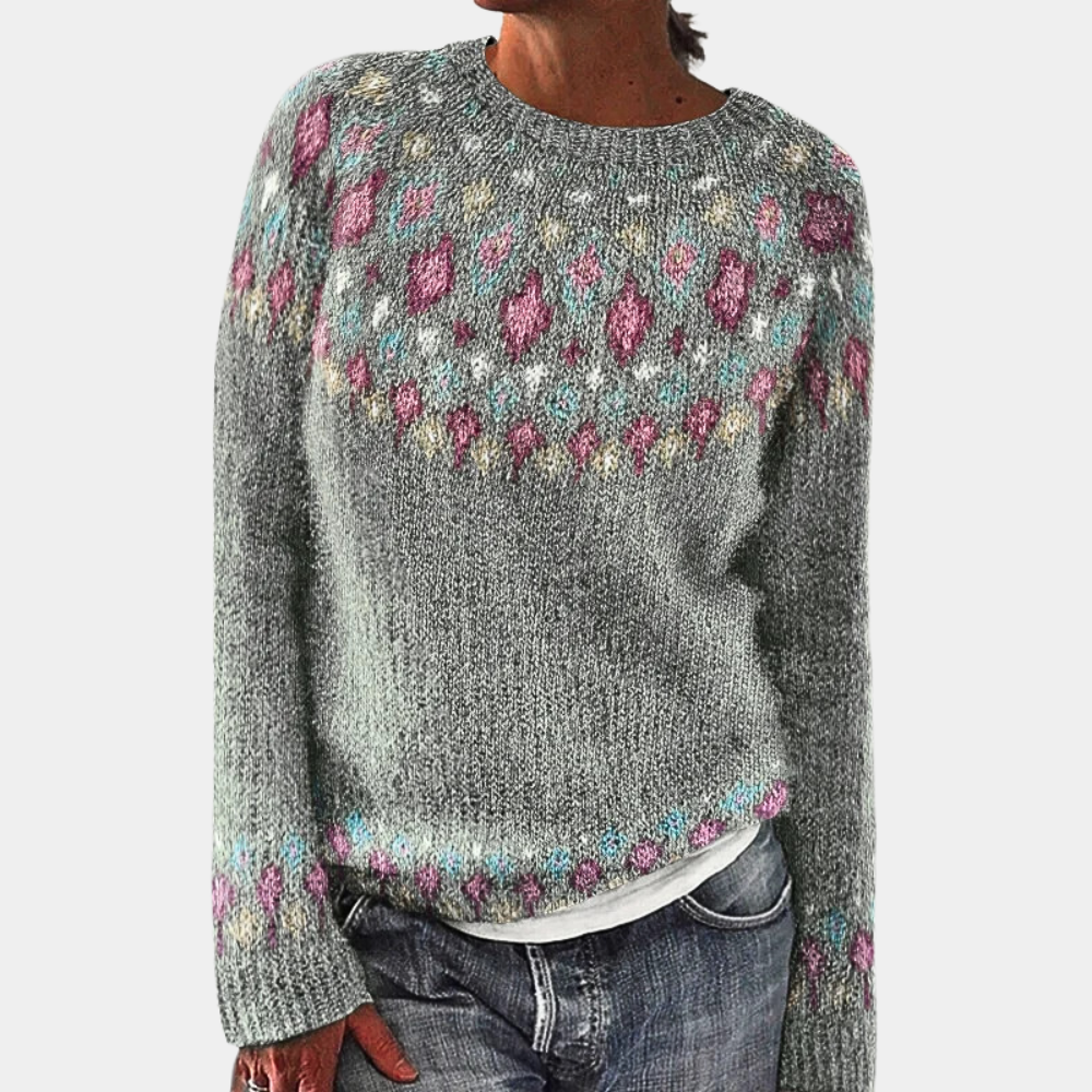 Janelle Pull Woman – Warm & Comfortable Knit Sweater, Elegant Style for Winter