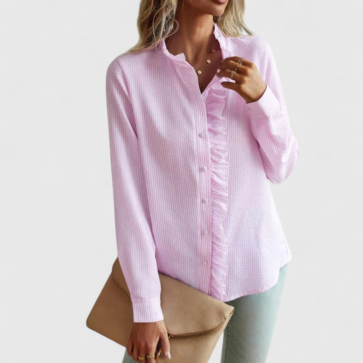 Long Sleeve Relaxed Fit Women's Top – Breathable Fabric & Lightweight Feel
