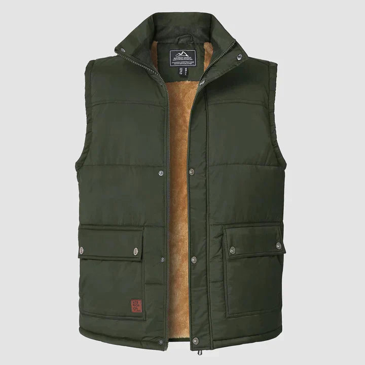 Mark Men's Gilet – Sleeveless Bodywarmer with Practical Pockets & Daily Comfort