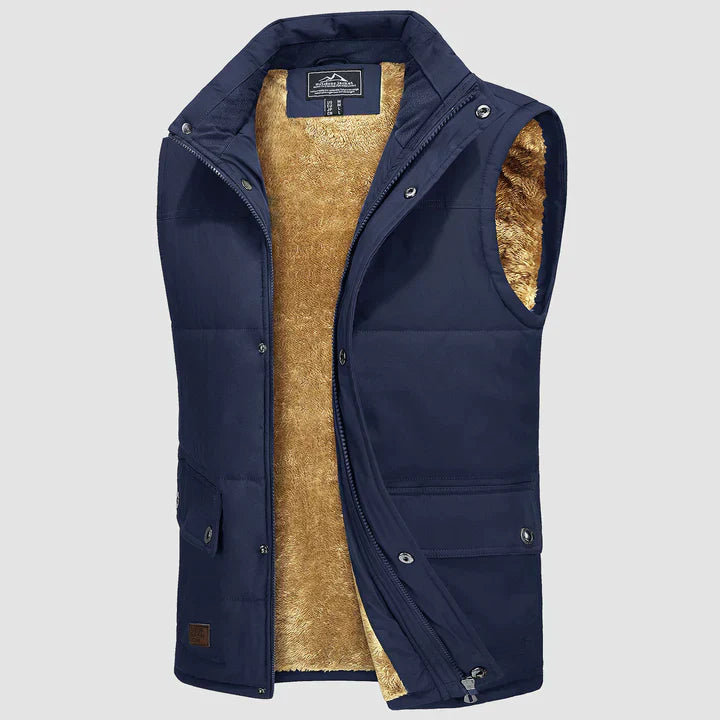 Mark Men's Gilet – Sleeveless Bodywarmer with Practical Pockets & Daily Comfort