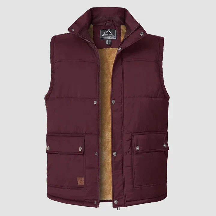 Mark Men's Gilet – Sleeveless Bodywarmer with Practical Pockets & Daily Comfort