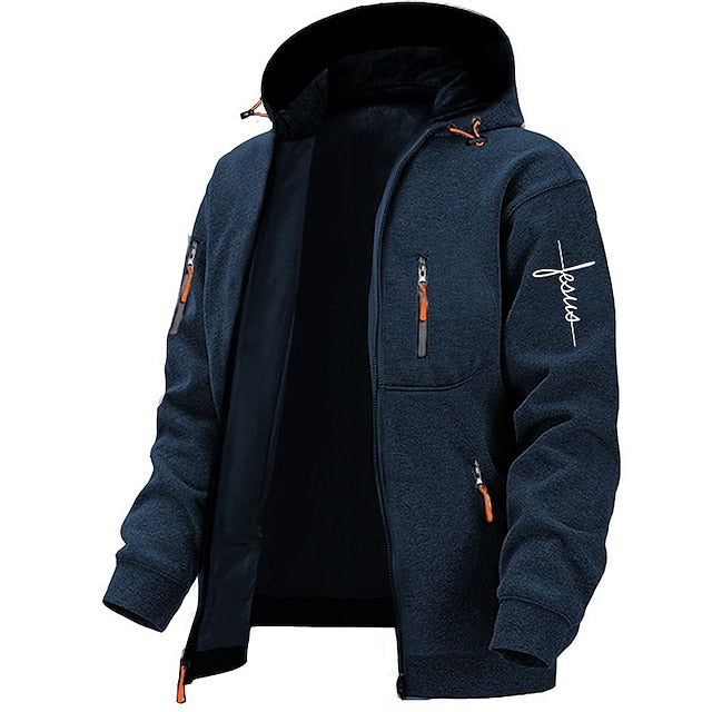 Laurence Men's Hoodie – Comfortable Hoodie with Zipped Pockets and Versatile Design