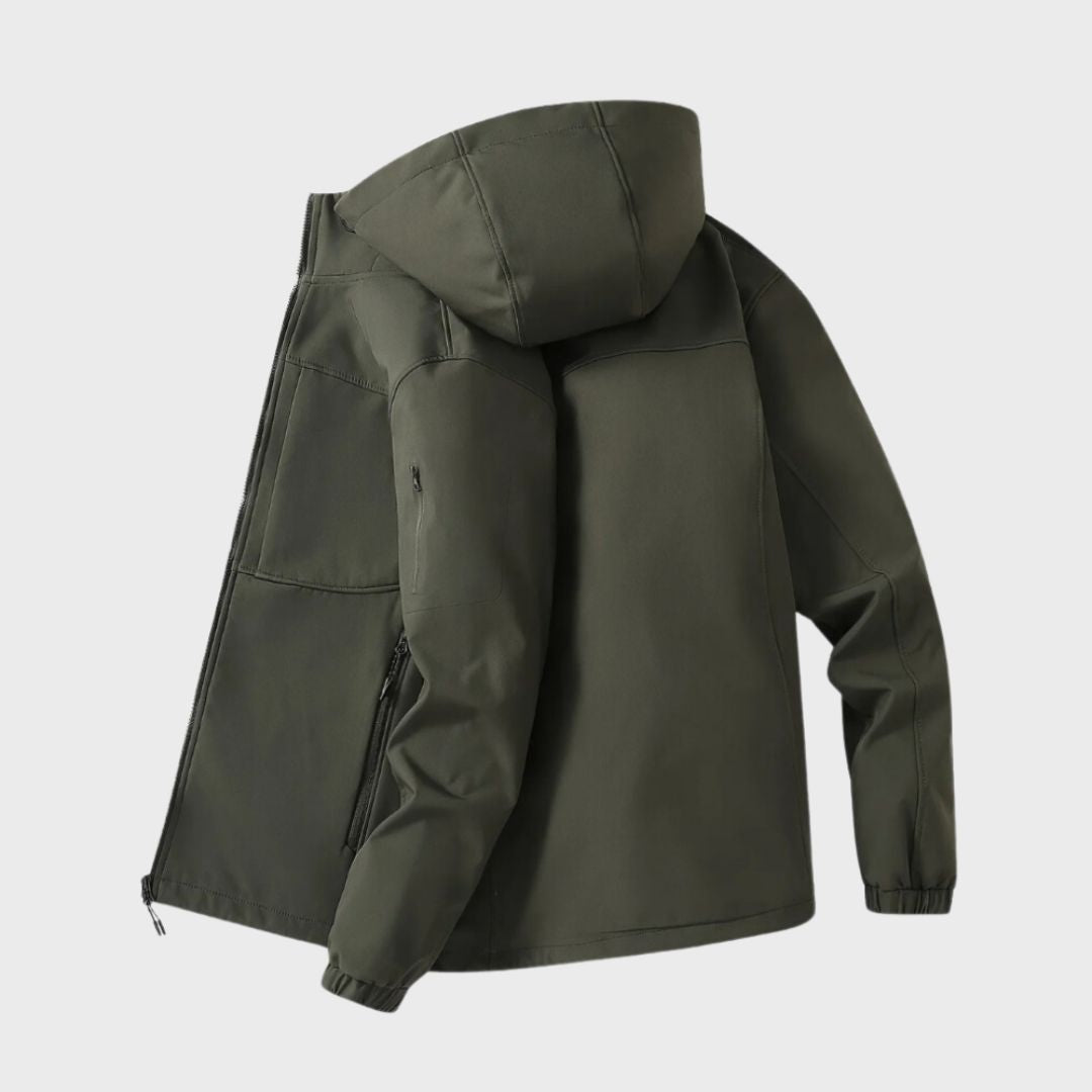 Magnus Veste Softshell Homme – Waterproof Breathable with Hood & Zipped Pockets