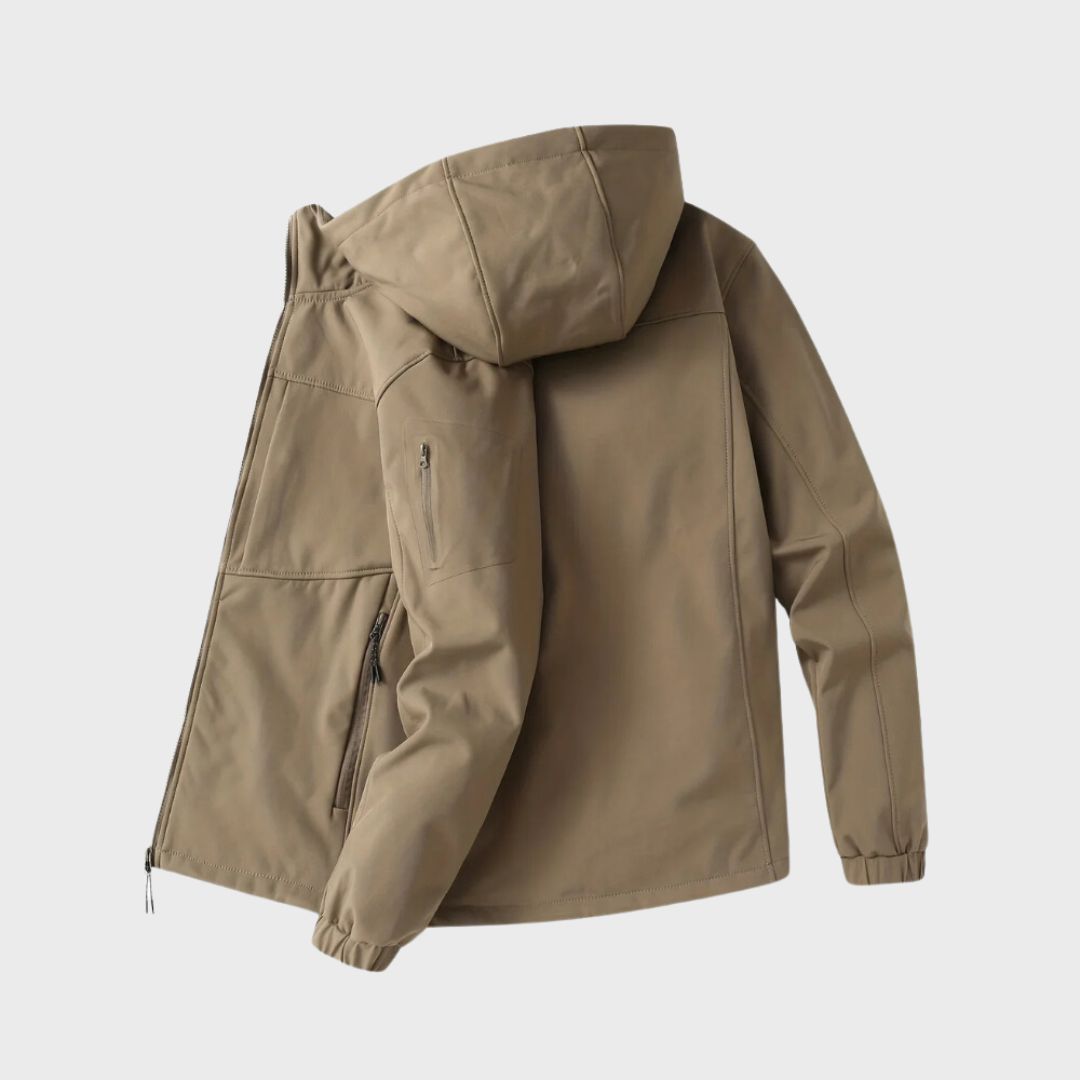 Magnus Veste Softshell Homme – Waterproof Breathable with Hood & Zipped Pockets