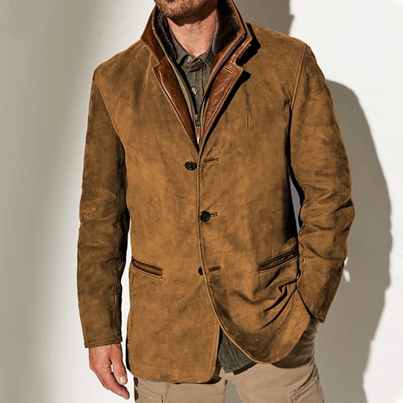 Aaron Jacket Vintage Men – Classic Elegant Jacket Retro Style & Modern Comfort