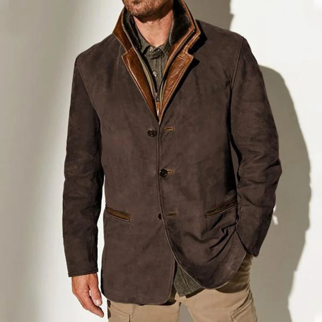 Aaron Jacket Vintage Men – Classic Elegant Jacket Retro Style & Modern Comfort