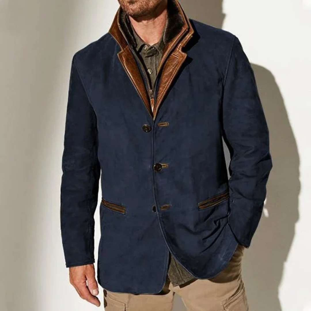 Aaron Jacket Vintage Men – Classic Elegant Jacket Retro Style & Modern Comfort