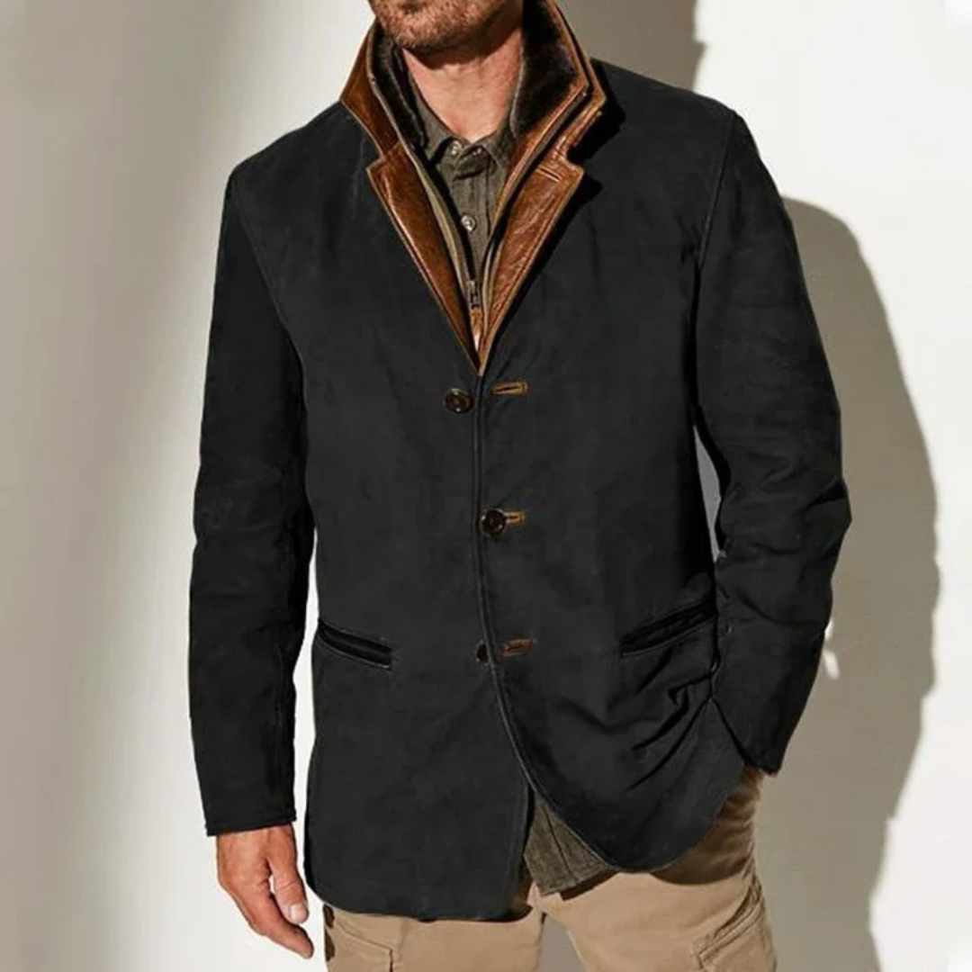 Aaron Jacket Vintage Men – Classic Elegant Jacket Retro Style & Modern Comfort