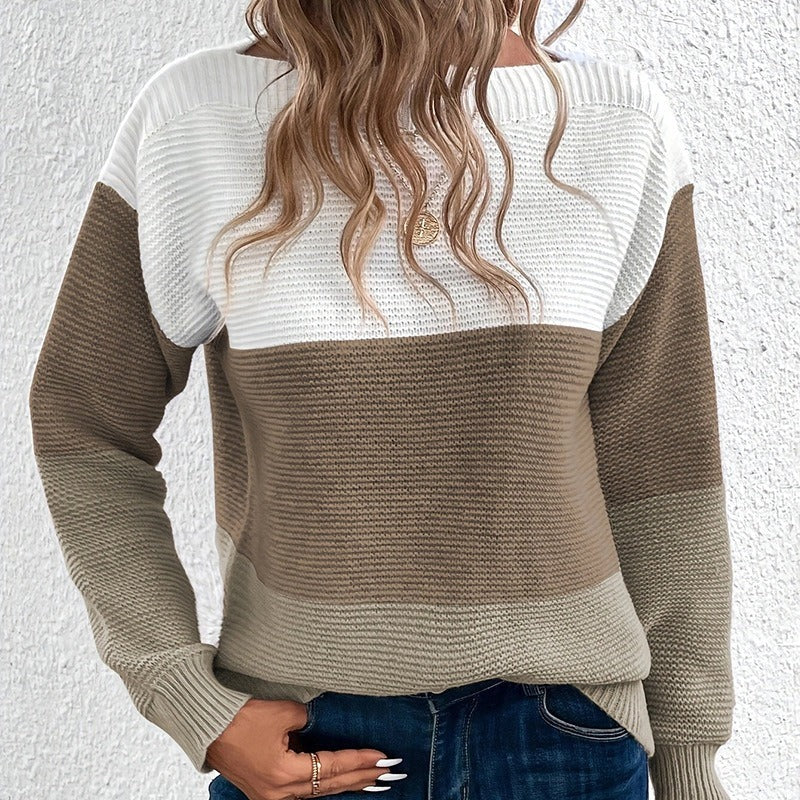 Kennedy Women's Winter Sweater in Thick Knit – Warm Long Sleeve Sweater with Casual Straight Cut