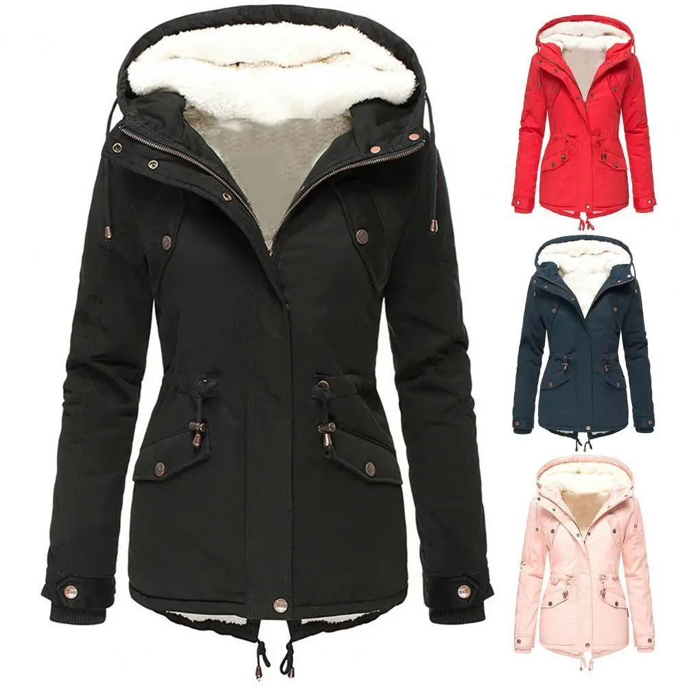 Claire Winter Jacket Women – Warm Waterproof Coat with Hood & Soft Lining