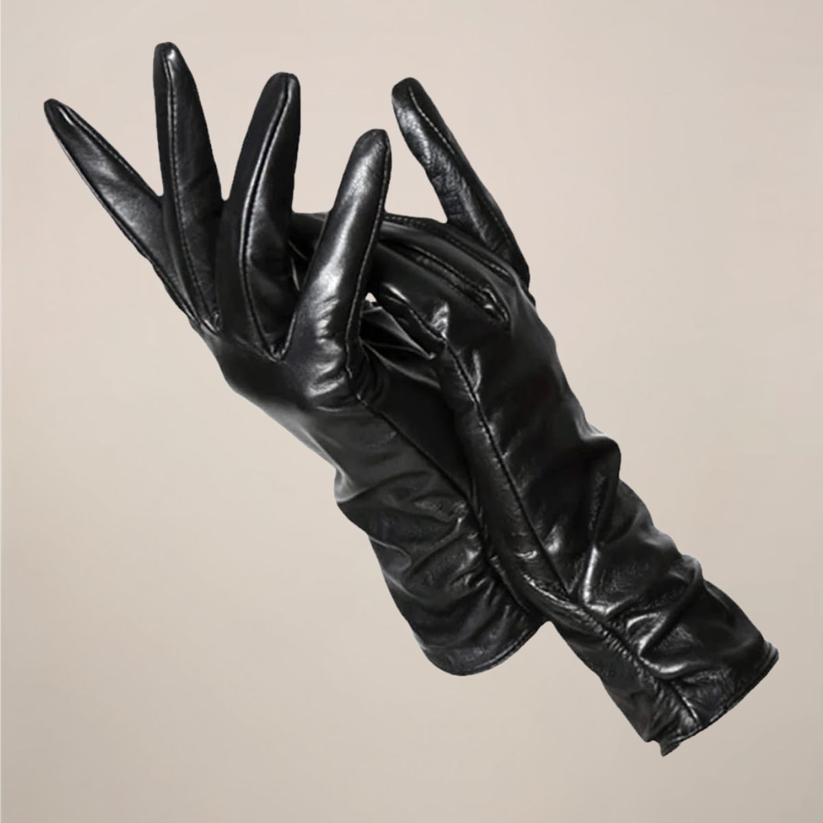 Women’s Classic Gloves – Elegant Ruched Wrist Design