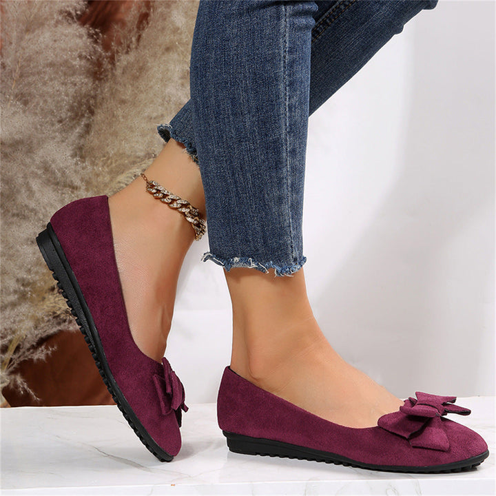 Women’s Comfort Flats – Supportive Bow Detail Shoes for Everyday Elegance
