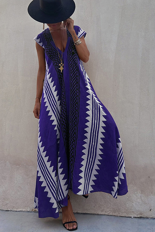 Ethnic Flowy Maxi Dress for Women