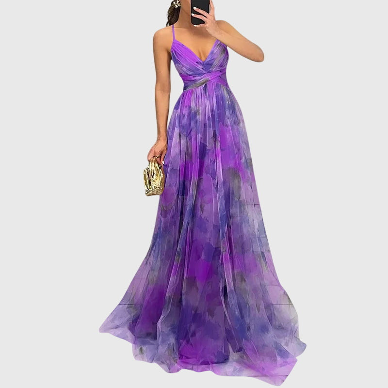 Floral Summer Maxi Dress – Breathable Fabric & Flattering Silhouette