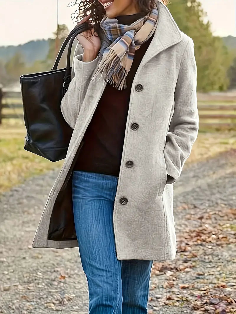 Brianna Coat Woman – Elegant Winter Coat with Warm Lining & Feminine Cut