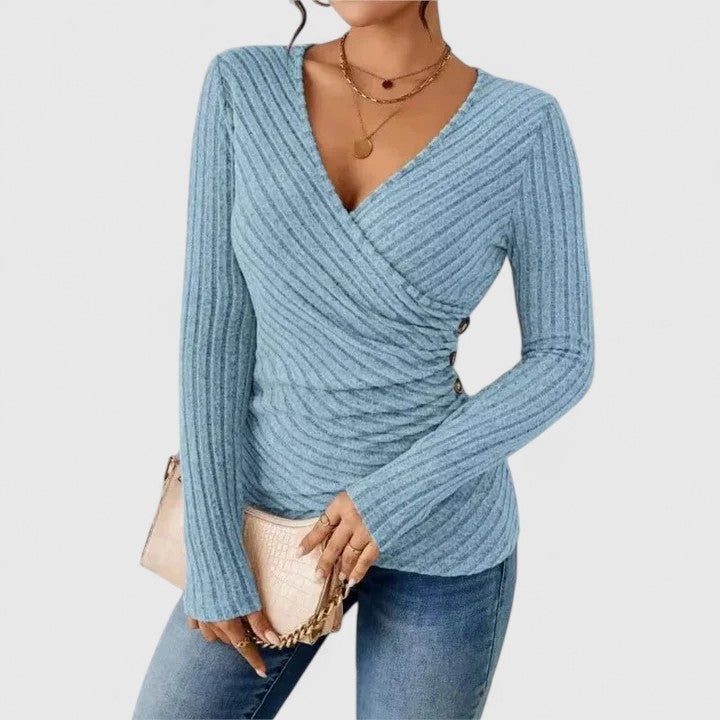 V-Neck Dress – Flattering Silhouette