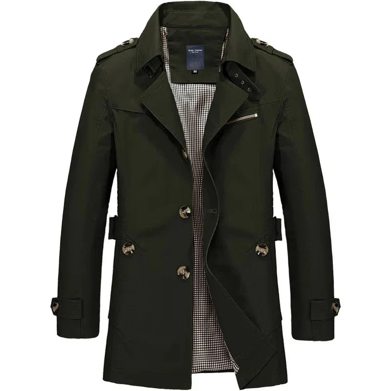 Casual Winter Jacket for Men Baron – High-End Mid-Length Style, Warm and Refined