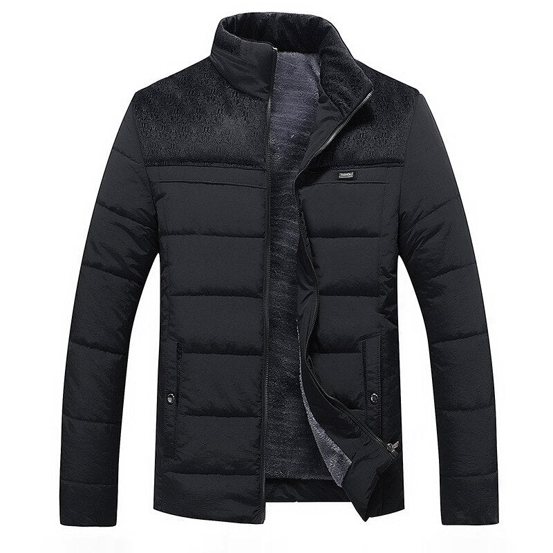 Iker Men's Fleece Jacket Boss – Warm and Long-Lasting, High Collar & Modern Style