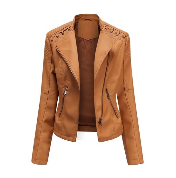Daphne Women's Vintage Style Office Jacket – Elegant Fitted Cut with Invisible Zip & Piped Pockets