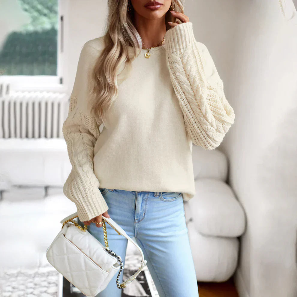 Aila Pull Woman – Soft & Elegant Knit with Long Sleeves for All Seasons