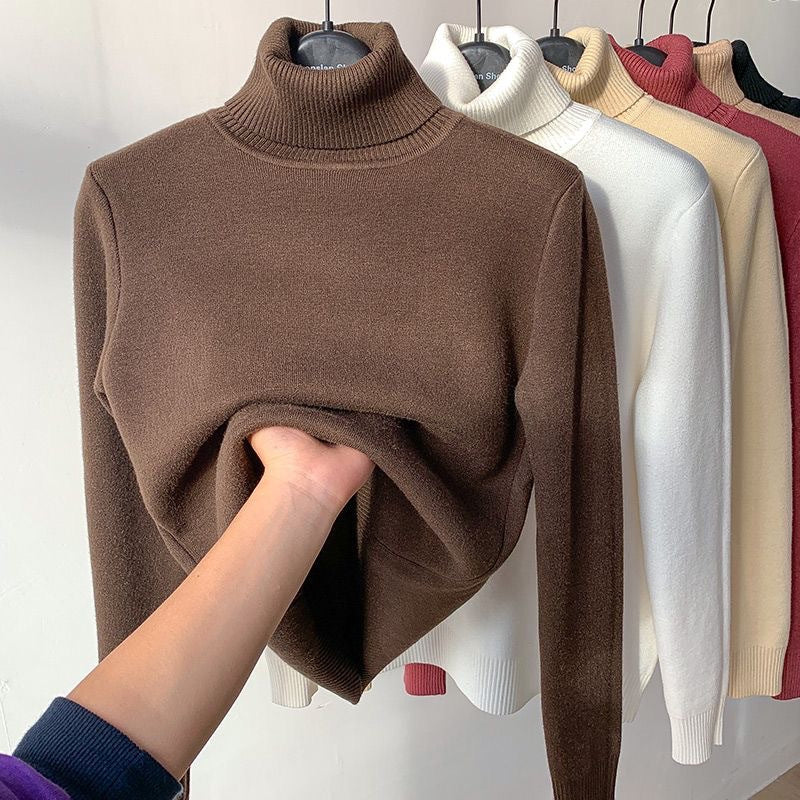 Milani Turtleneck Sweater Women – Warm Fleece Lined Sweatshirt & Casual Winter Cut