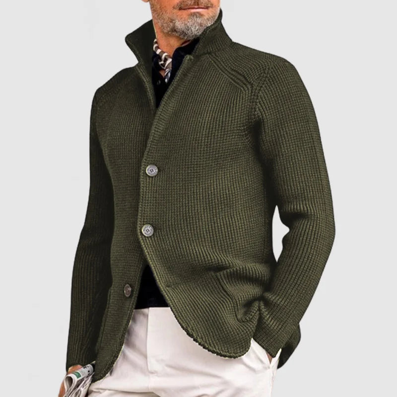 Francois Cardigan Homme – Elegant Vest in Soft and Comfortable Wool with Classic Style