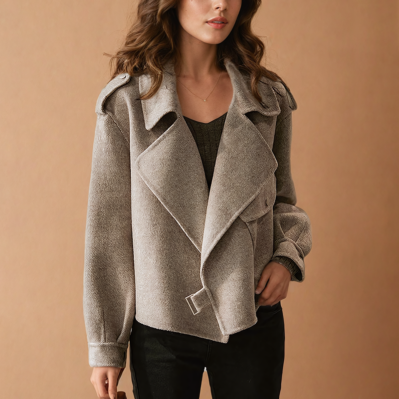 Lydia Women's Wool Jacket – Relaxed Fit, Modern Style & Soft Breathable Comfort