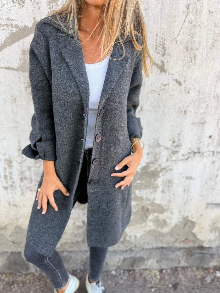 Sophie Woman Spring Coat – Premium Elegant & Light Wool Coat for Mid-Season