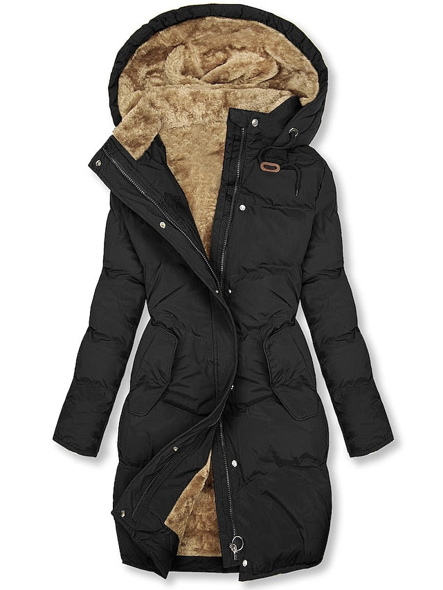 Antonella Manteau Woman Winter – Warm Insulated Model with Lining & Zipper Closure