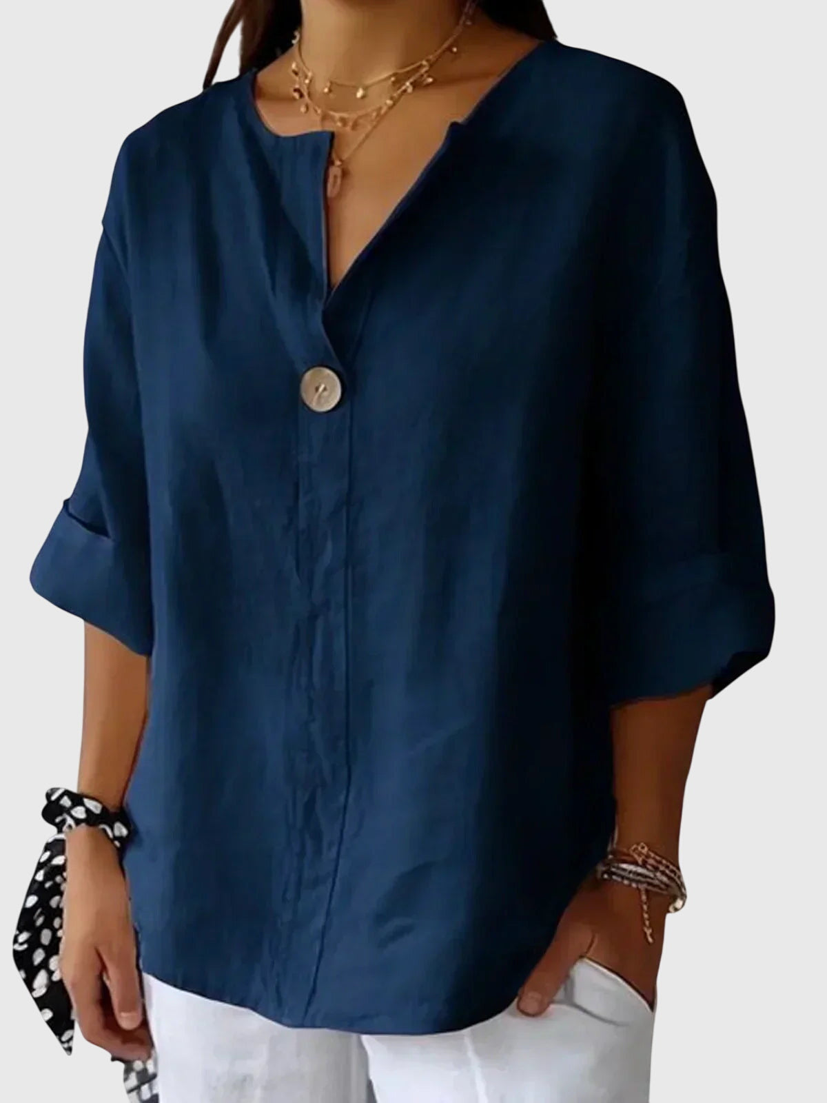 Fitted Relaxed Fit Women's Top – Flattering Silhouette & All-Day Comfort