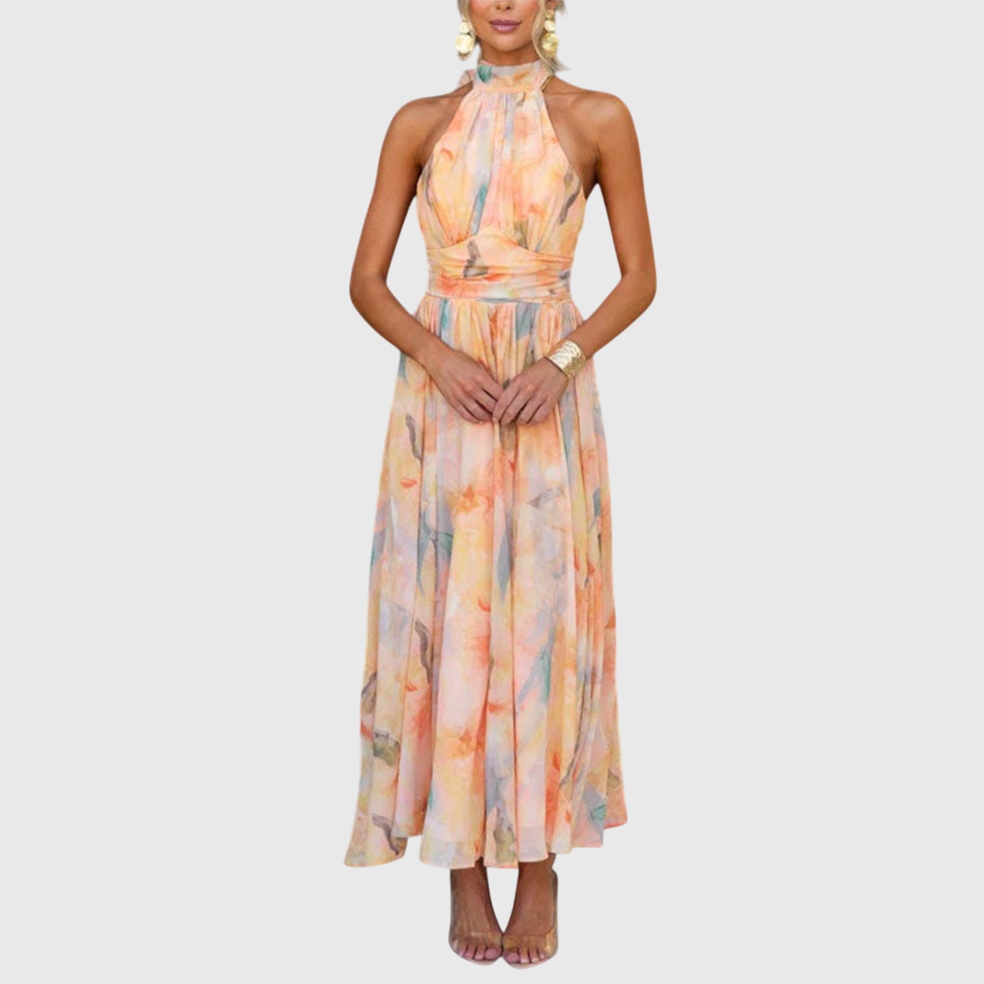 Summer Maxi Dress – Flattering Silhouette & Waist-Defining Fit