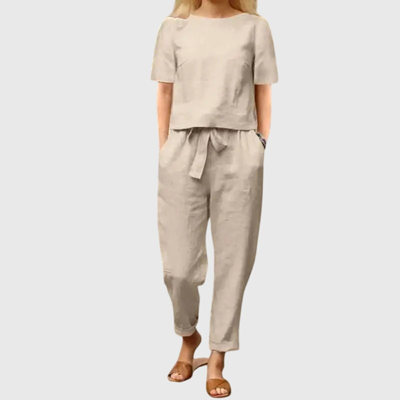 Summer Effortless Summer Co-Ord – Flattering Silhouette & Waist-Defining Fit