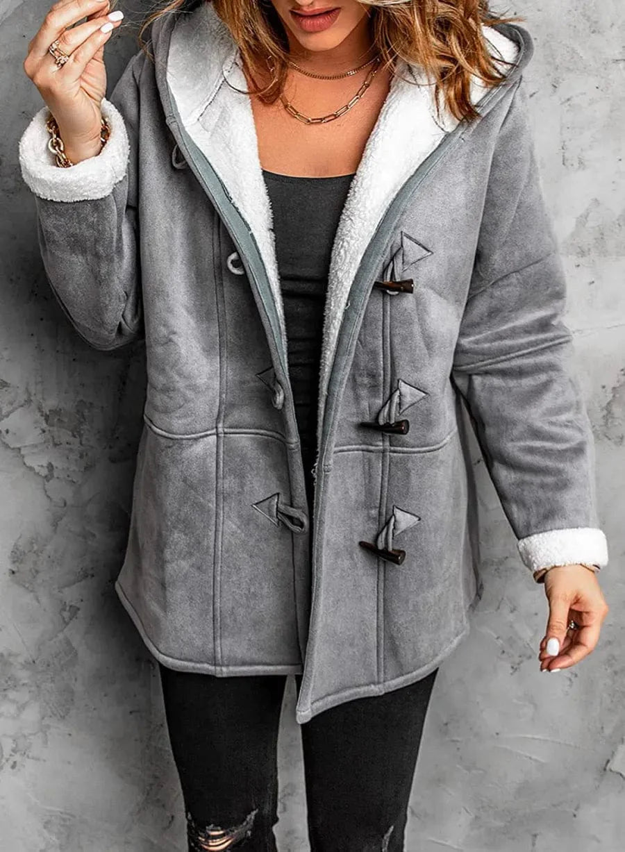 Liana Women's Winter Jacket – Warm, Comfortable Lining with Hood & Casual Style