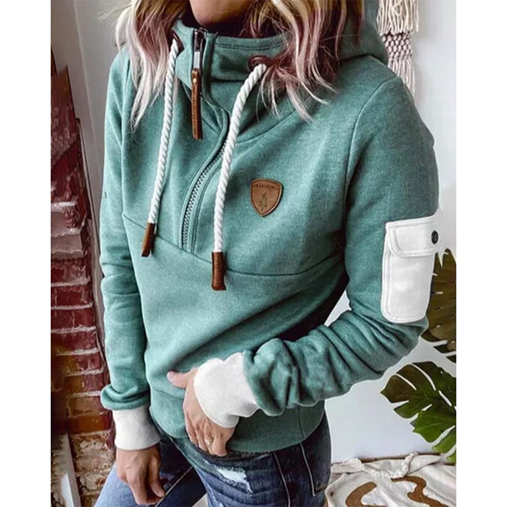 Aarohi Premium Hoodie Sweatshirt for Women – Thick and Soft Knit with Relaxed Fit & Adjustable Hood