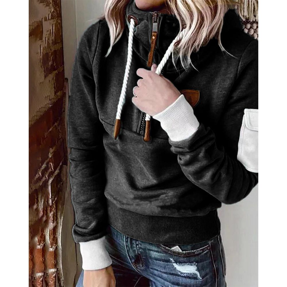 Aarohi Premium Hoodie Sweatshirt for Women – Thick and Soft Knit with Relaxed Fit & Adjustable Hood