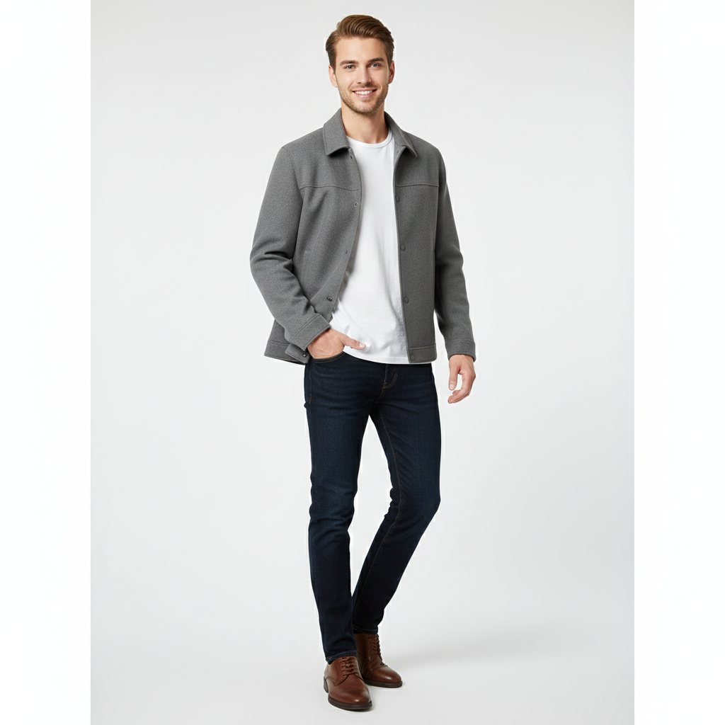 Hudson Men's Wool Fitted Coat – Modern Design & Timeless Elegance