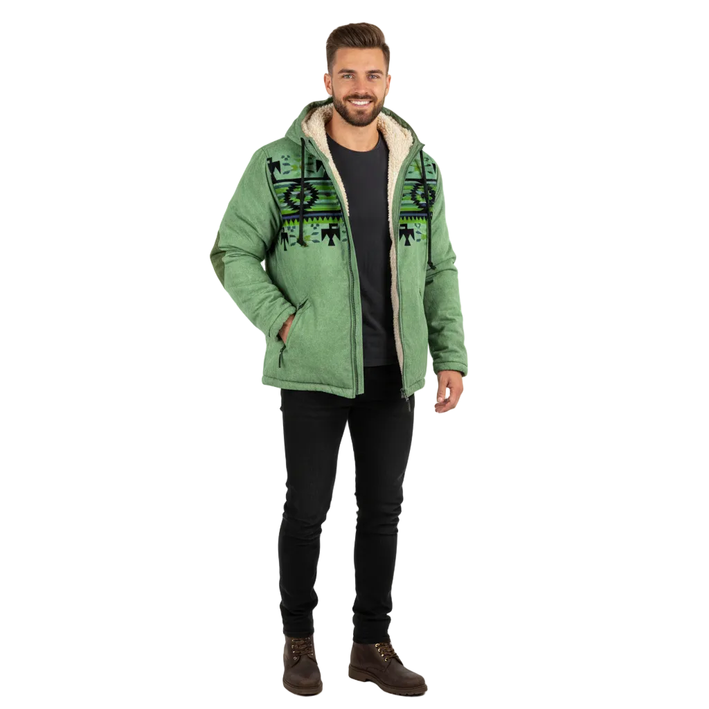 Dan Men's Winter Coat – Lightweight Insulating Parka with Hood & Weather Protection