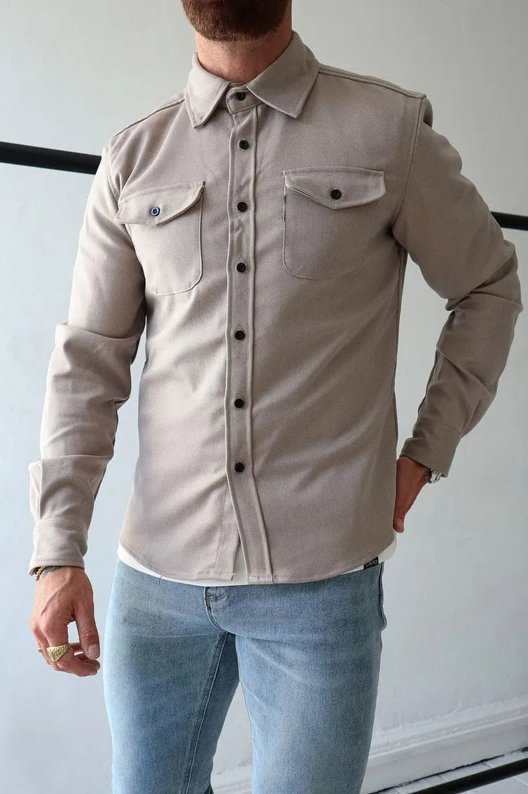 William Veste Homme en Cuir avec Boutons – Timeless, Durable & Elegant Style