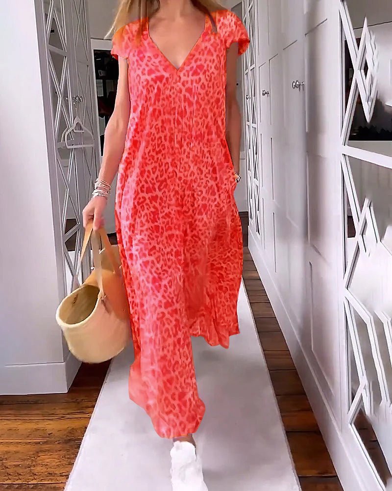 Stylish and Modern Flowing Printed Dress for Women