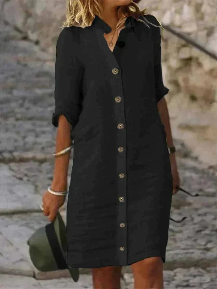Chic and Stylish Button-Front Dress for Women
