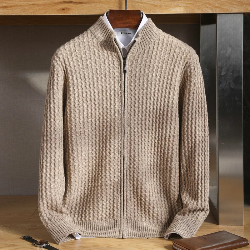 Danny Men's Merino Wool Vest – Full Zip, Breathable & Thermal Comfort
