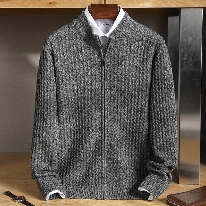 Danny Men's Merino Wool Vest – Full Zip, Breathable & Thermal Comfort