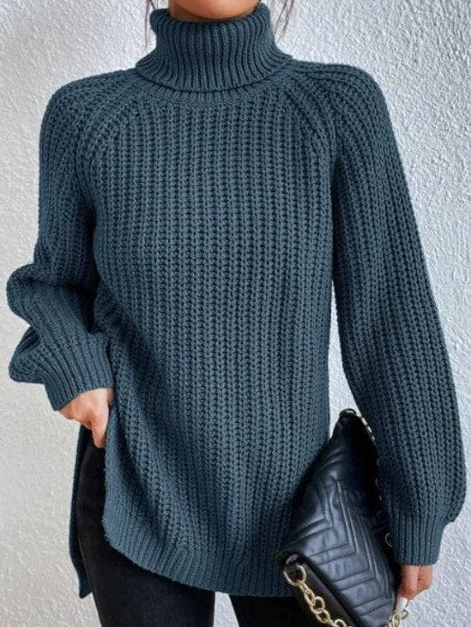 Gianna Turtleneck Sweater Women – Soft and Warm Knit Sweater with Elegant Casual Fit